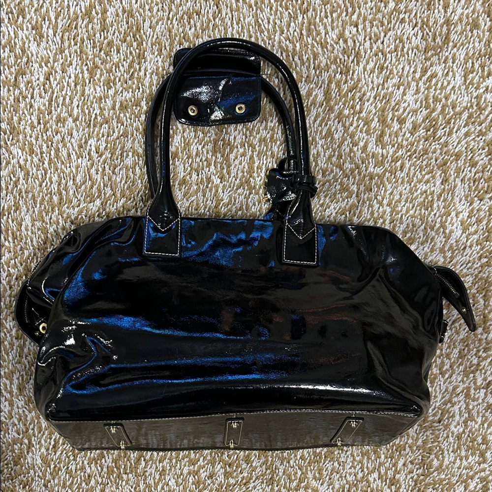 Dooney & Bourke Shiny Black Travel Bag